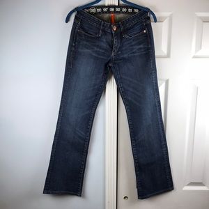 Earnest Sewn 251 women size 25 blue jeans bootcut